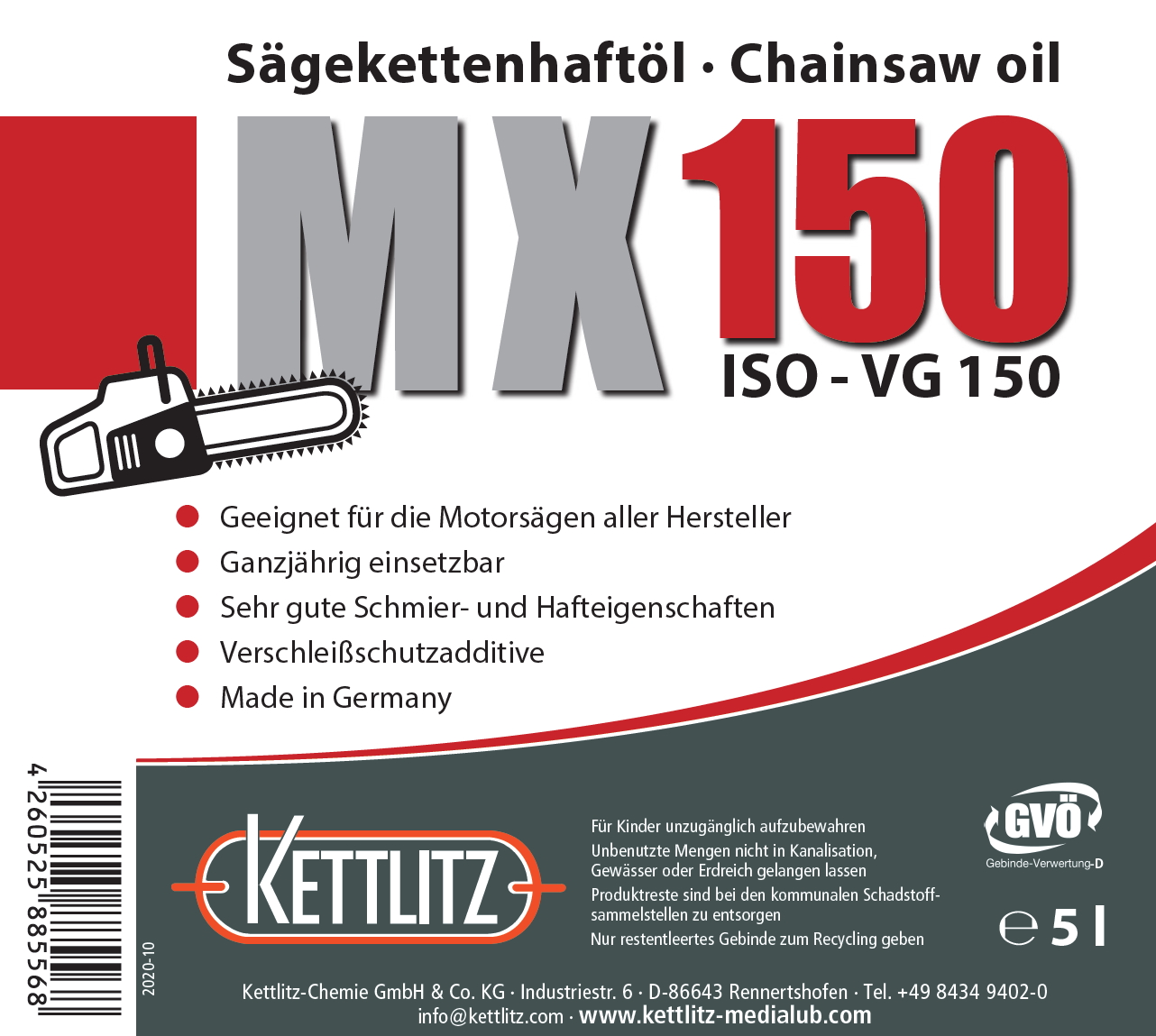 KETTLITZ-Chain Oil MX150
