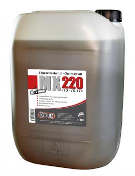 KETTLITZ-Chain Oil MX 220 Hochleistungs Sägekettenöl - 20 Liter Gebinde