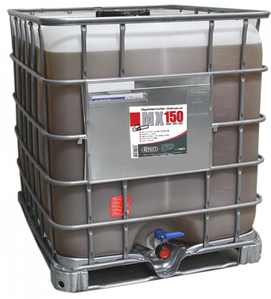 KETTLITZ-Chain Oil MX 150 Hochleistungs Sägekettenöl 1000 Liter Gebinde - ISO VG 150