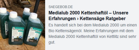 KETTLITZ-Medialub EX - Hochleistungs Sägekettenöl